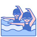 external synchronized-swimming-water-sports-flaticons-lineal-color-flat-icons-2 icon