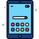 external tablet-devices-flaticons-lineal-color-flat-icons icon