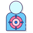external targeting-media-agency-flaticons-lineal-color-flat-icons icon