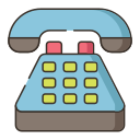 external telephone-contact-us-icons-flaticons-lineal-color-flat-icons icon