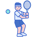 external tennis-player-tennis-flaticons-lineal-color-flat-icons-9 icon