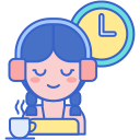 external time-vacation-planning-girls-trip-flaticons-lineal-color-flat-icons-3 icon