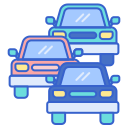 external traffic-jam-gamification-flaticons-lineal-color-flat-icons icon