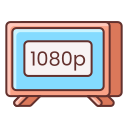 external tv-device-flaticons-lineal-color-flat-icons icon