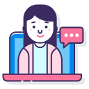 external vlogger-communication-media-flaticons-lineal-color-flat-icons icon