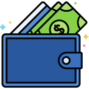 external wallet-black-friday-flaticons-lineal-color-flat-icons icon