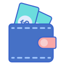 external wallet-web-store-flaticons-lineal-color-flat-icons-4 icon