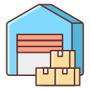 external warehouse-logistics-flaticons-lineal-color-flat-icons-6 icon