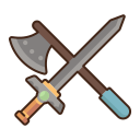external weapons-vikings-flaticons-lineal-color-flat-icons icon