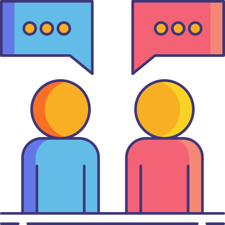 Argument icon in Flaticons Lineal Color Style