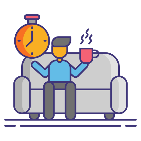 Break icon in Flaticons Lineal Color Style