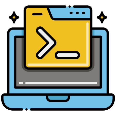 Console icon in Flaticons Lineal Color Style