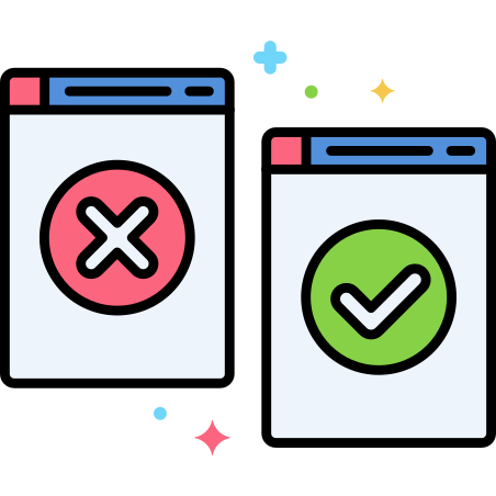 Correction icon in Flaticons Lineal Color Style