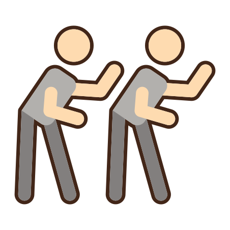 Dancing icon in Flaticons Lineal Color Style