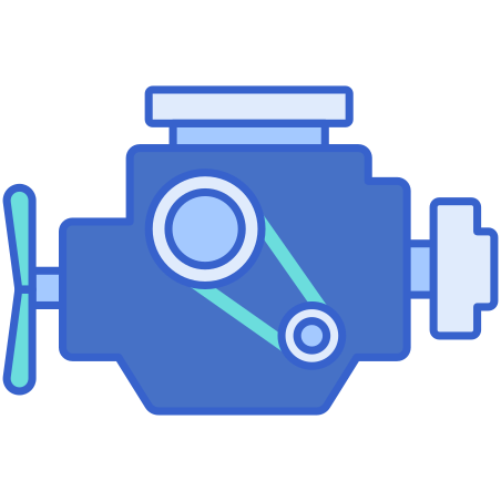 Engine icon in Flaticons Lineal Color Style
