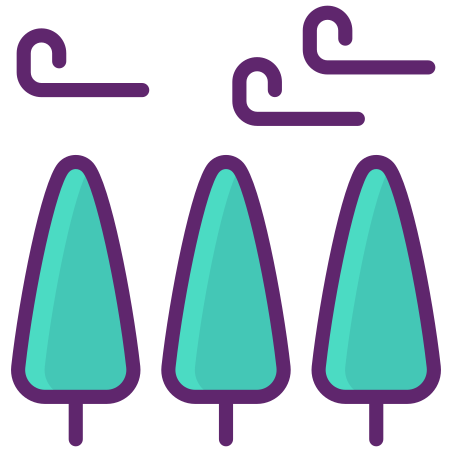 Fresh Air icon in Flaticons Lineal Color Style