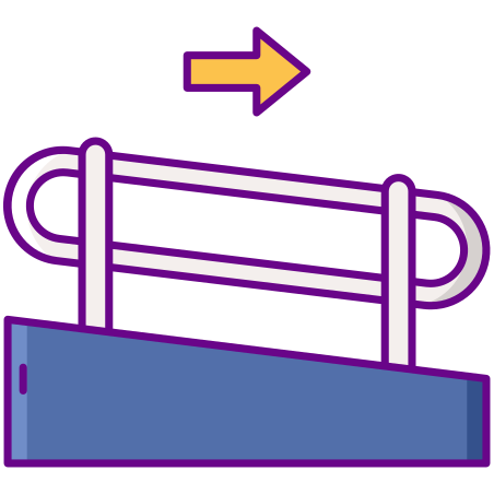 Ramp icon in Flaticons Lineal Color Style