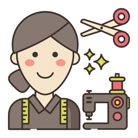 Tailor icon in Flaticons Lineal Color Style