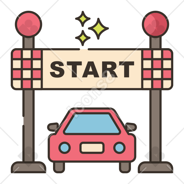 Start Line Icon - High-Quality Starting Line PNG