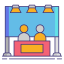 external-exhibition-traditional-marketing-flaticons-lineal-color-flat-icons