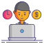 Instagram logo icon in blue rounded square representing Instagram Marketing Course