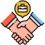 external-partners-relationship-flaticons-lineal-color-flat-icons