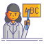 external-teachers-professions-woman-diversity-flaticons-lineal-color-flat-icons