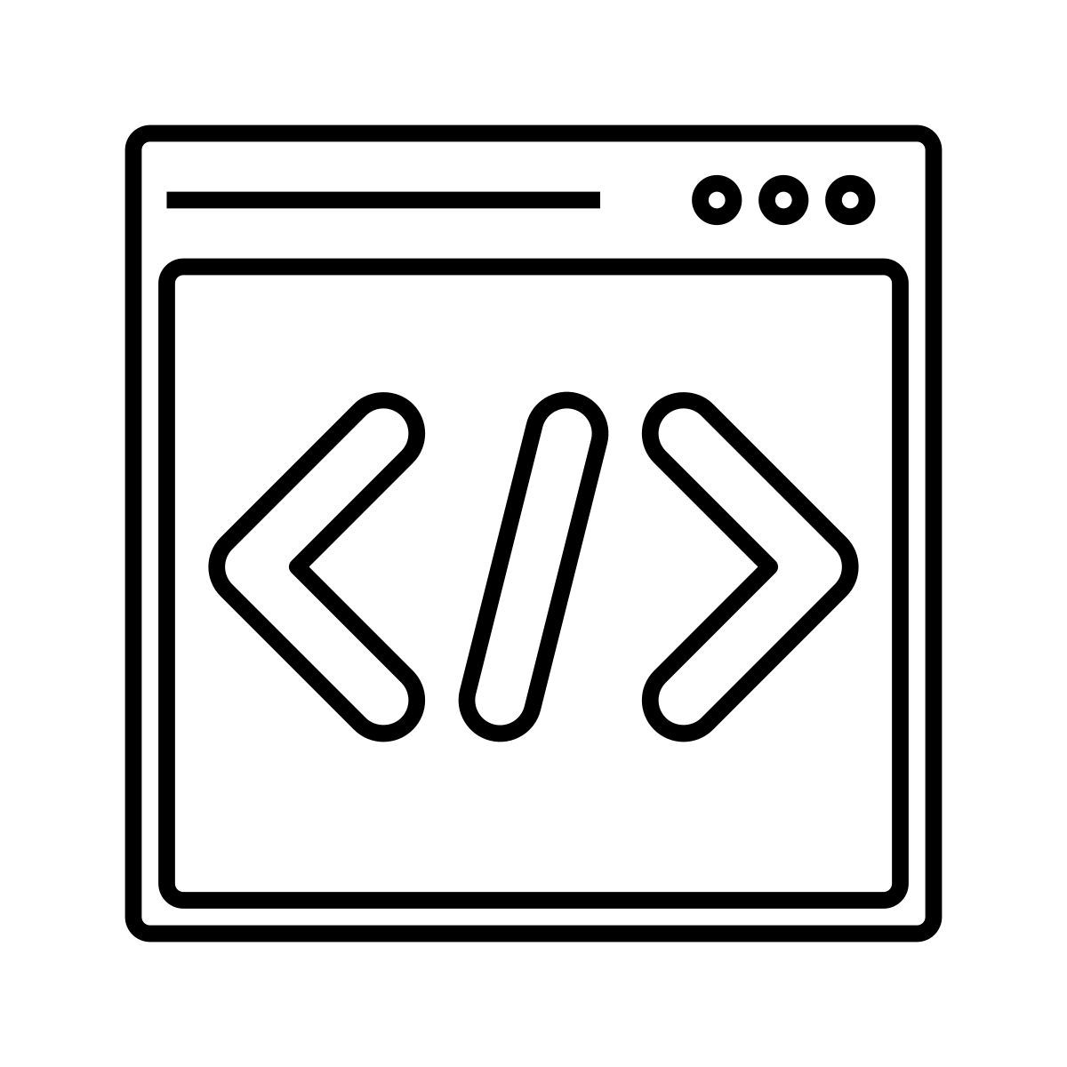linguaggio di codifica icon