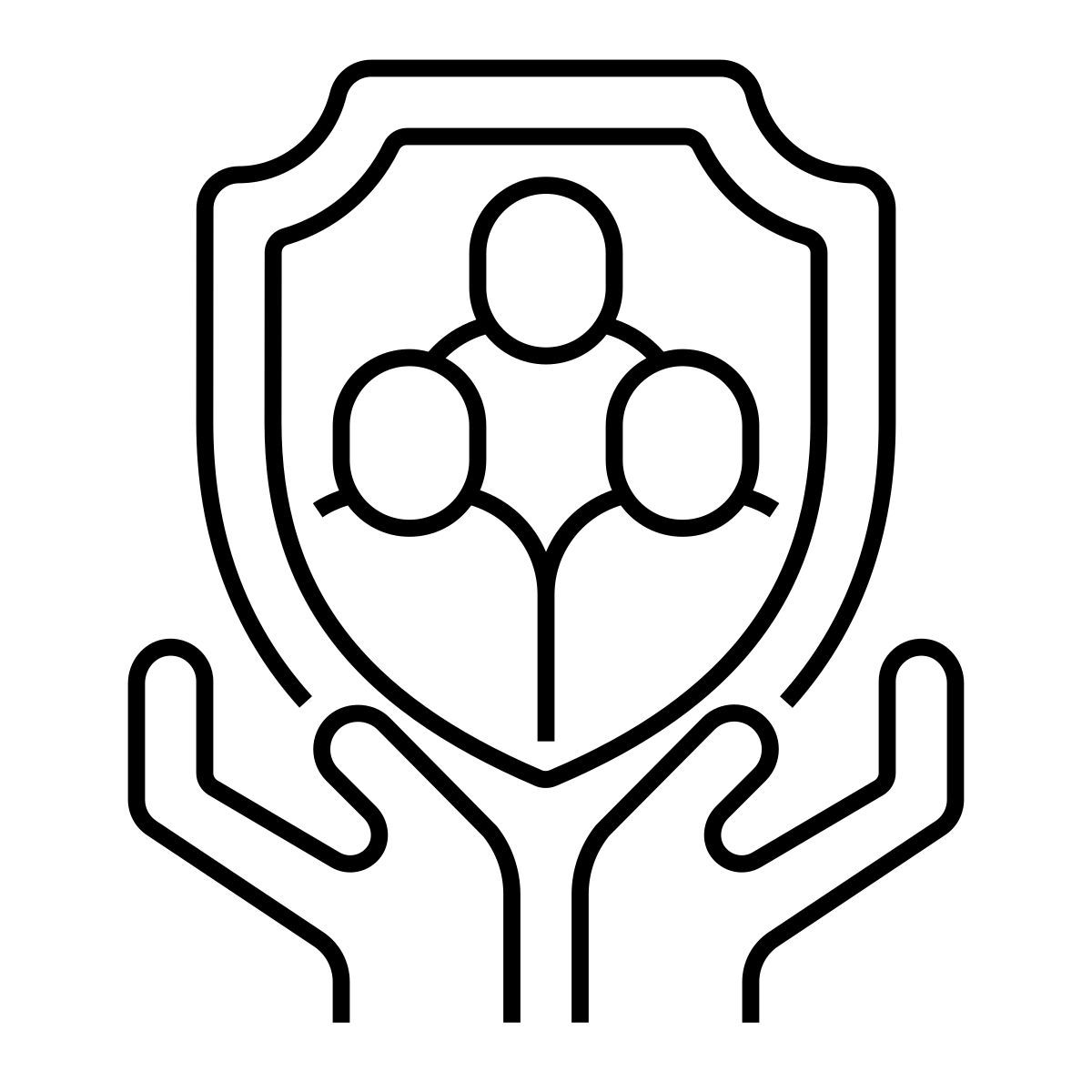 選択したグループの前景 icon