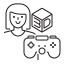 external artist-game-development-flaticons-lineal-flat-icons icon