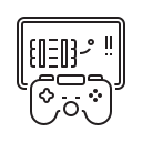external action-game-game-development-flaticons-lineal-flat-icons icon