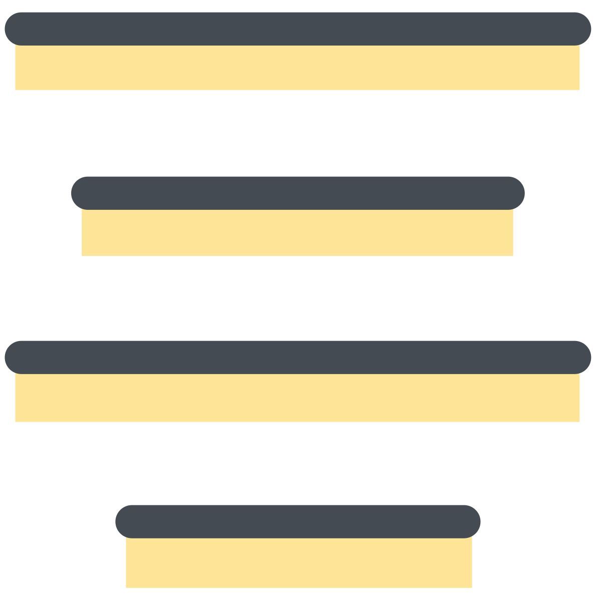 zentriert ausrichten icon