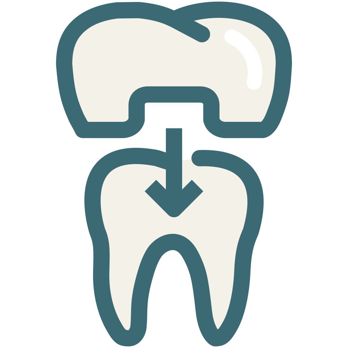 dental crown icon