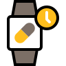 external Smartwatch-Remainder-online-healthcare-frizty-kerismaker icon