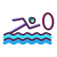 external aquatics-olympic-games-funky-outlines-amoghdesign icon