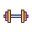 external barbell-olympic-games-funky-outlines-amoghdesign icon