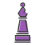 external bishop-chess-funky-outlines-amoghdesign-2 icon