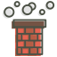 external chimney-christmas-funky-outlines-amoghdesign icon