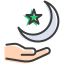 external crescent-ramadan-funky-outlines-amoghdesign-2 icon