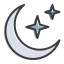 external crescent-ramadan-funky-outlines-amoghdesign icon