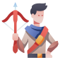 external archery-avatar-classes-role-playing-game-game-ui-maxicons icon