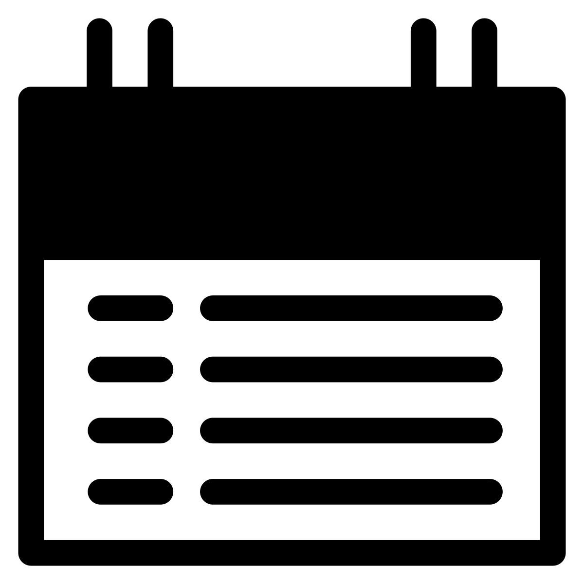 カレンダー icon