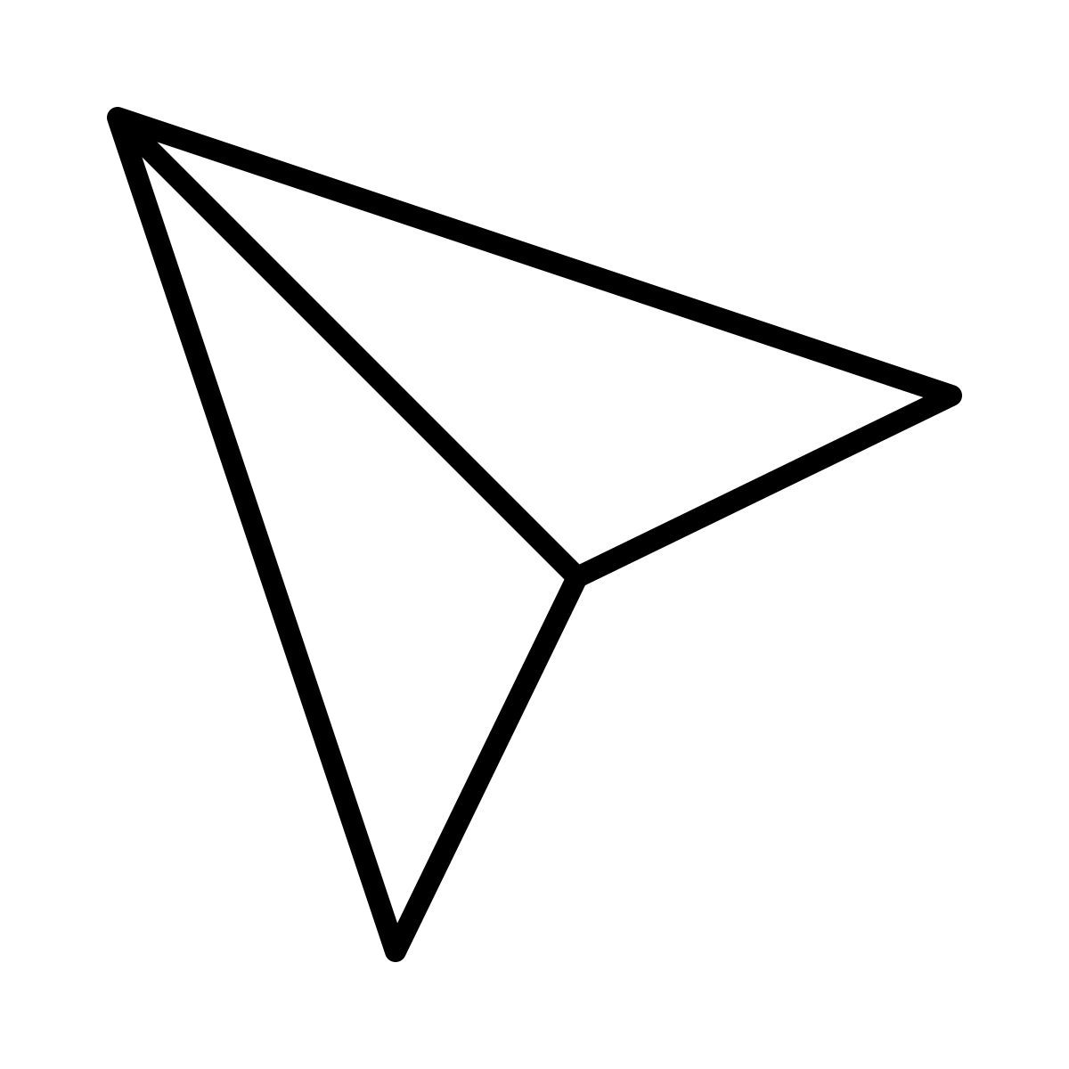 paper plane icon