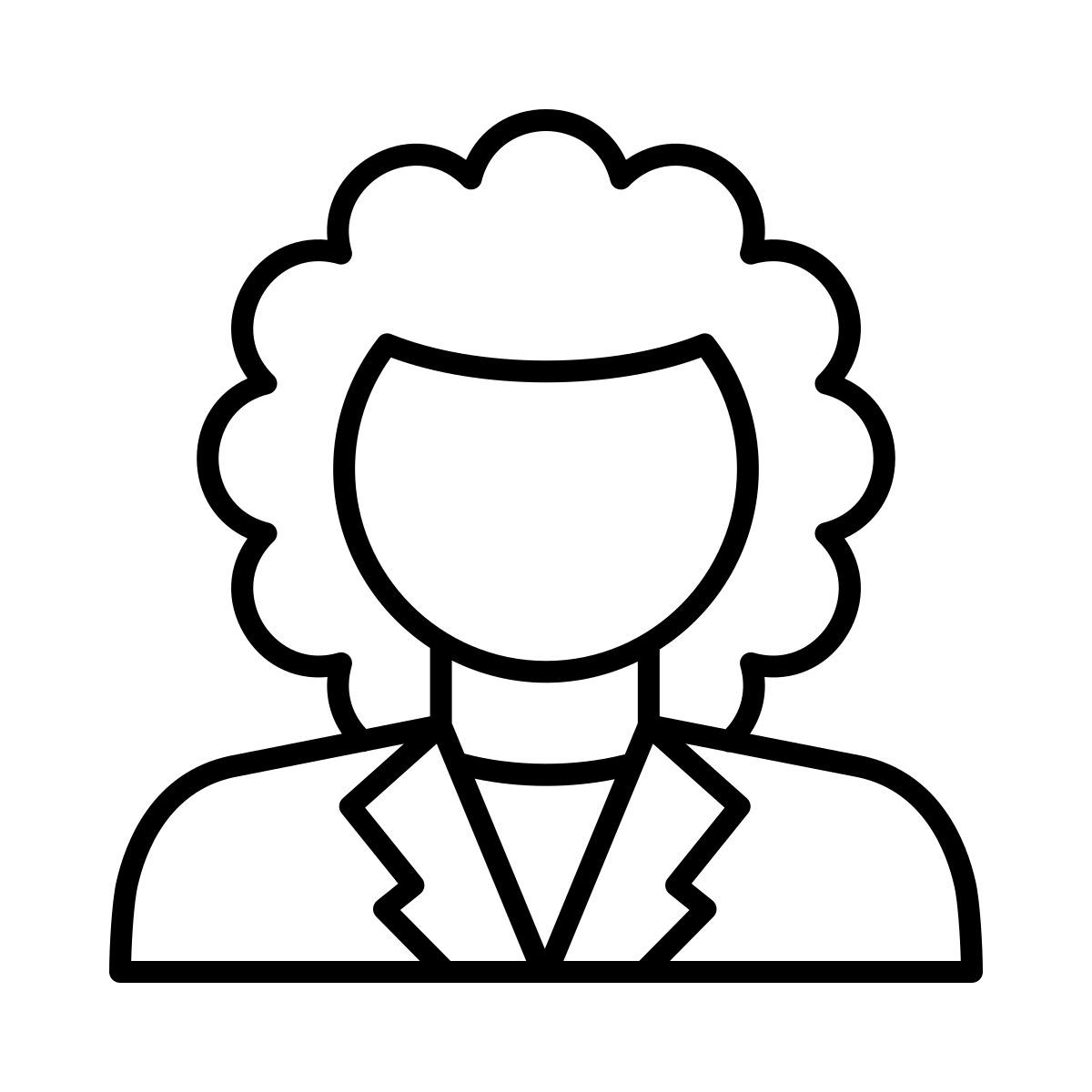 mujer de pie icon