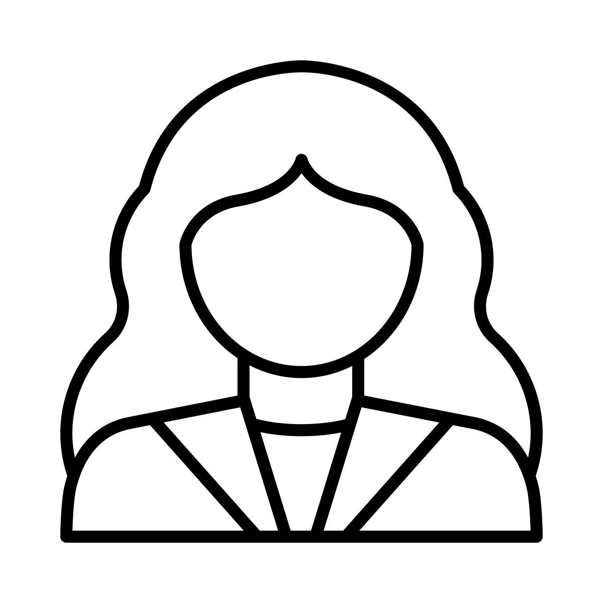立っている女性 icon