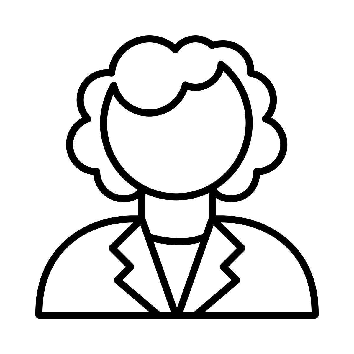 mujer de pie icon