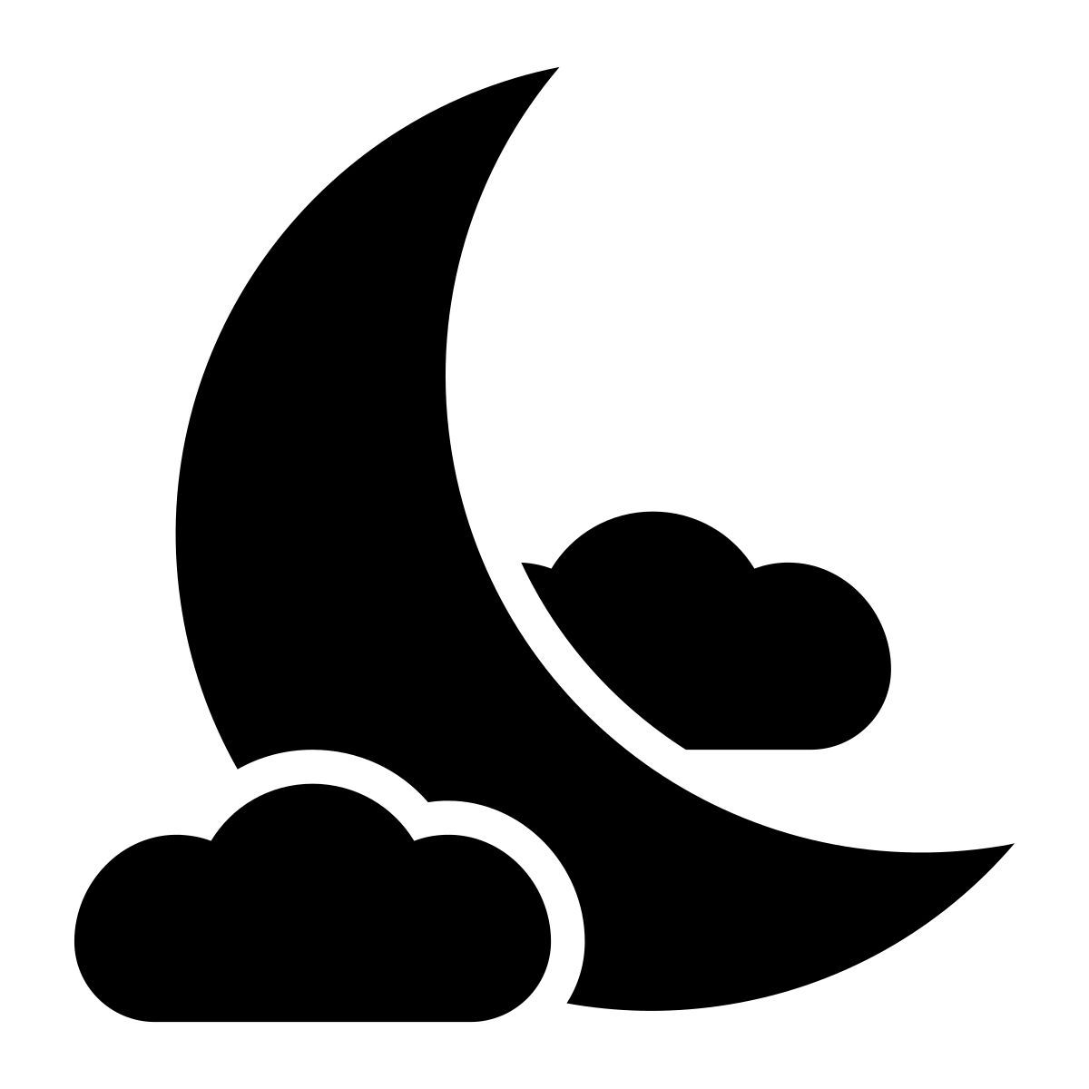 crescent moon icon