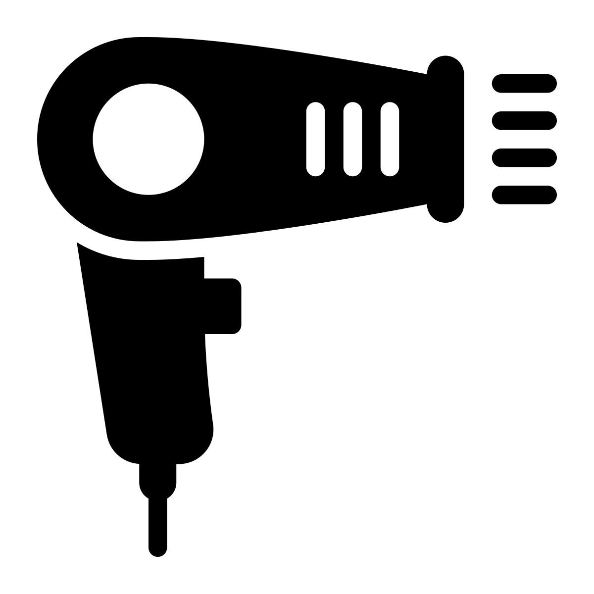 sèche cheveux icon