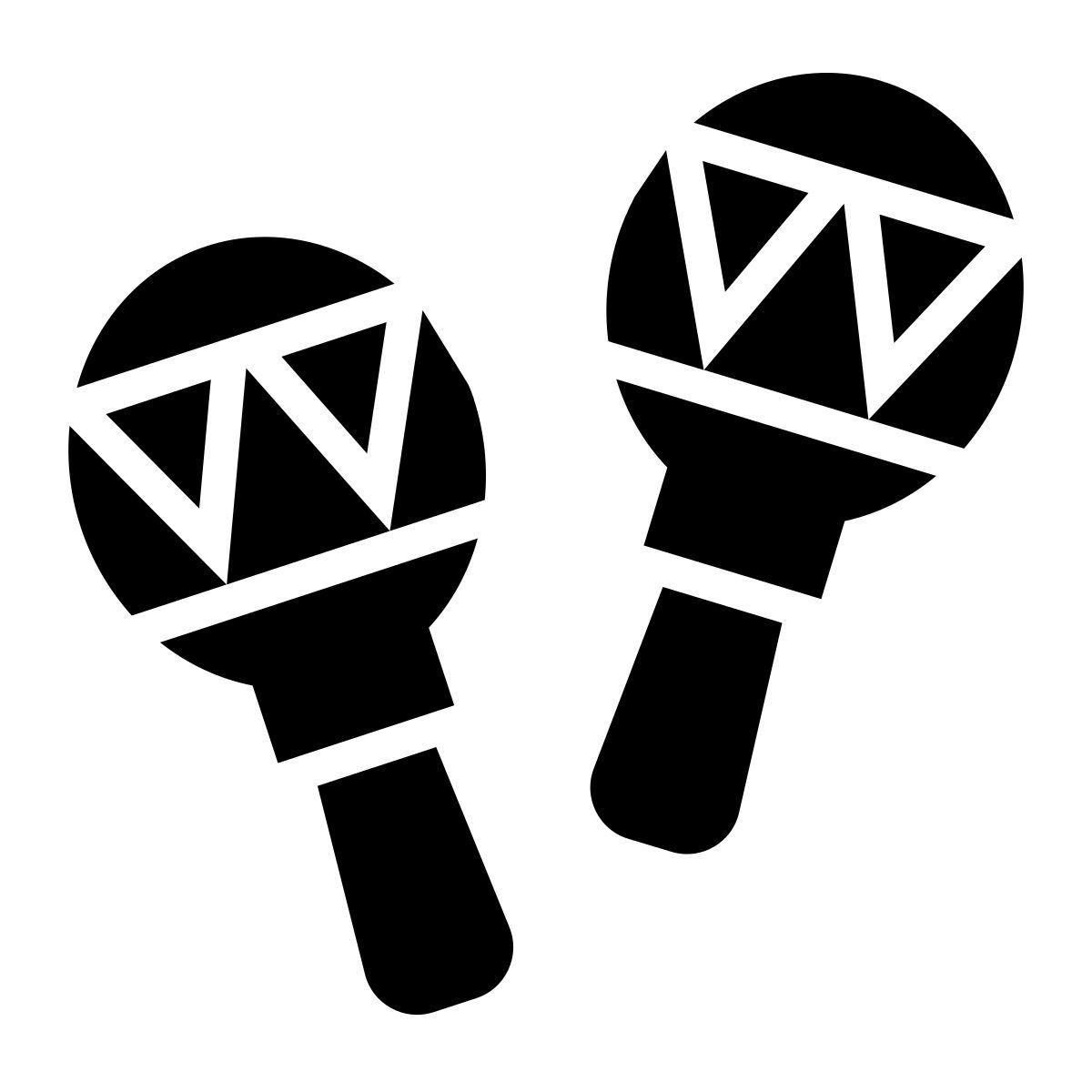 external maracas brazil carnival (glyph) glyph andi nur abdillah icon