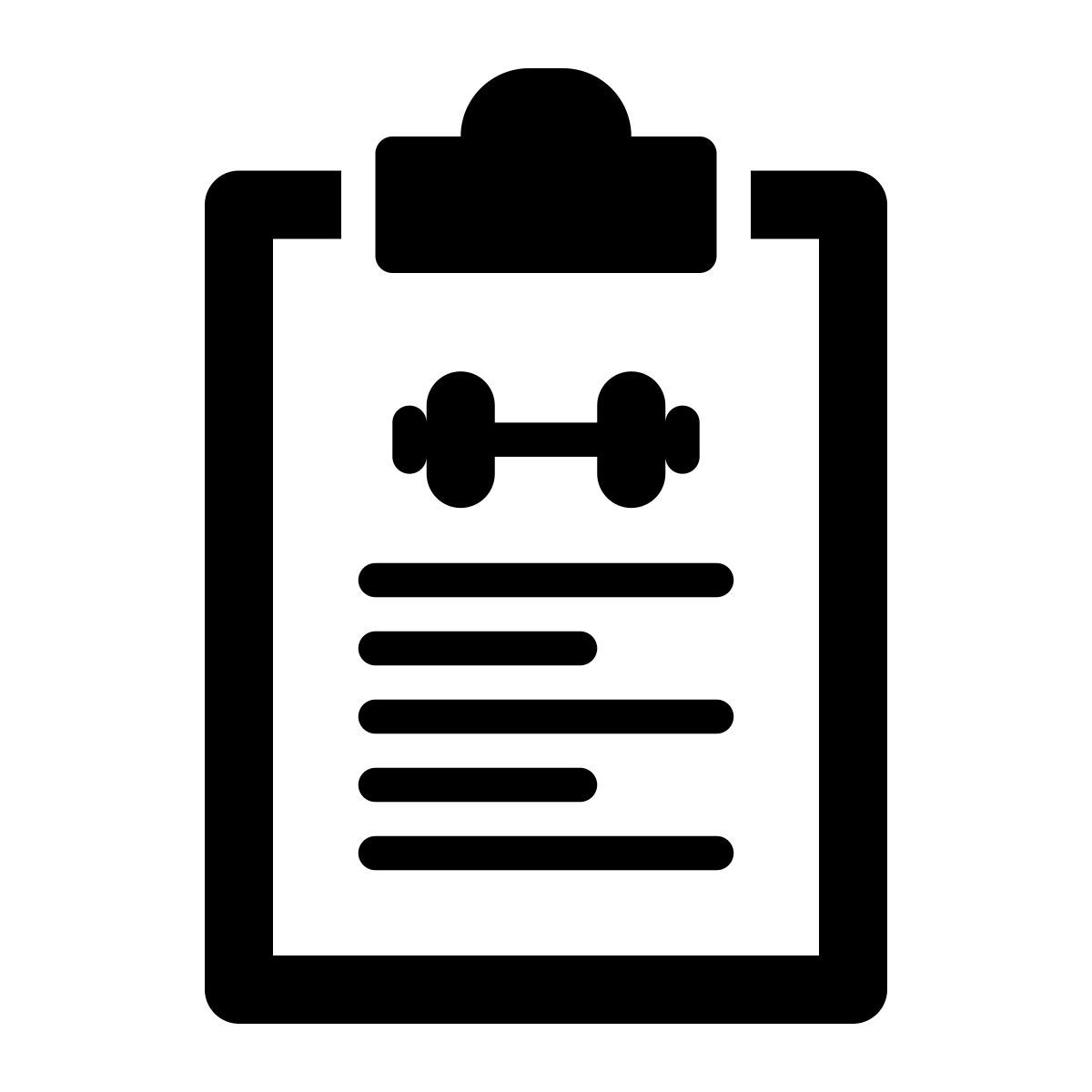rapporto di allenamento icon